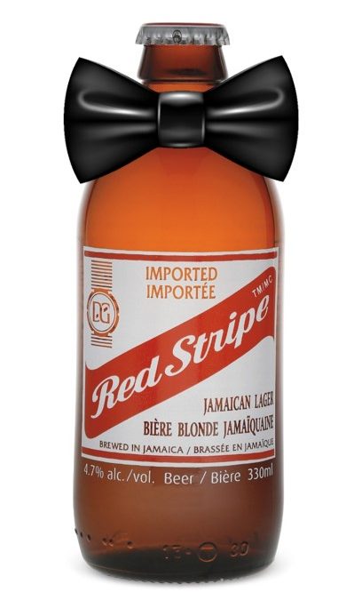 Black Tie Red Stripe